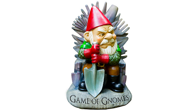 Game of Gnomes Garden Statue at Discount Experts