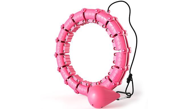 Adjustable Exercise Hoop with Suspended Weight - 2 Colours & 4 Sizes at Discount Experts