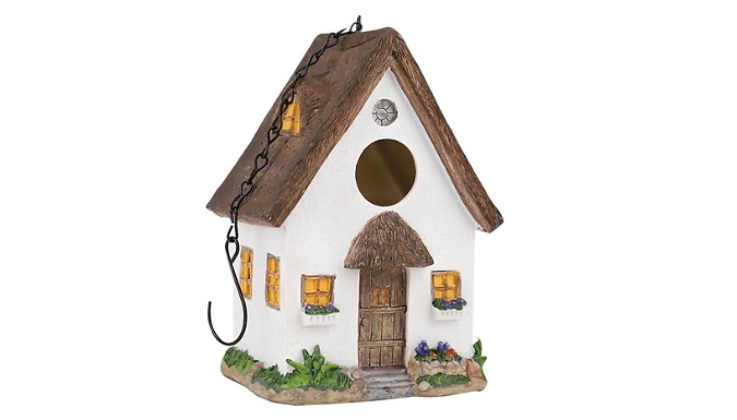 Cute Outdoor Garden Bird House at Discount Experts