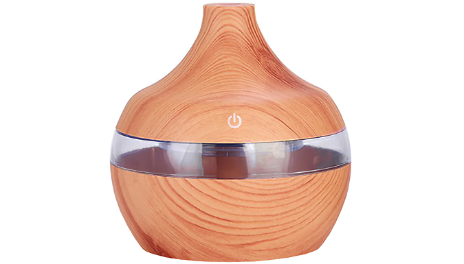 Essential Oil Humidifying Air Diffuser - 2 Colours from Discount Experts