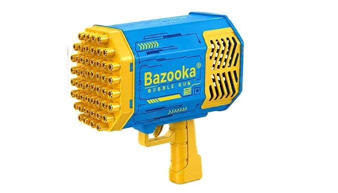 Bazooka Electric LED-Light Bubble Gun - 8 Options