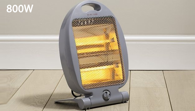 800W or 1200W Halogen Heater at Discount Experts