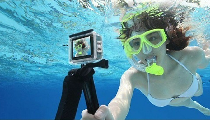 4K Ultra HD Waterproof Action Camera - 3 Colours