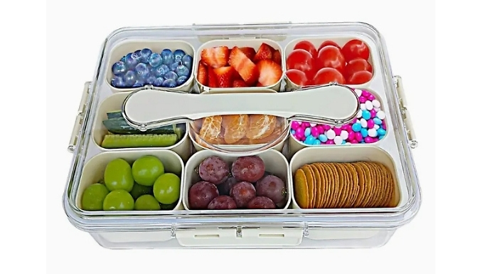 Plastic Food Storage Lunch Box With Lid - 3 Sizes from Discount Experts