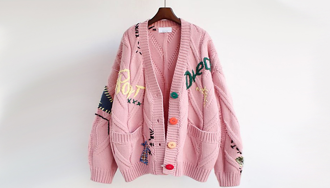 Thick Knitted Loose Cardigan Coat - 3 Colours at Discount Experts