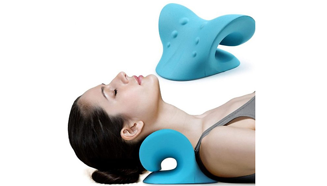 Cervical Traction Relaxer Device Pillow from Discount Experts