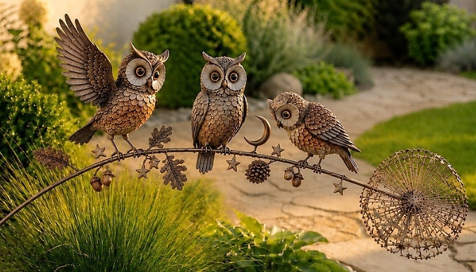 Image of Gomoro Animal on a Dandelion Garden Decoration - 5 Options