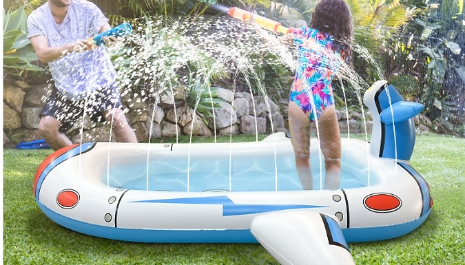 Children's Inflatable Sprinkler Splash Pad - 4 Designs at Discount Experts
