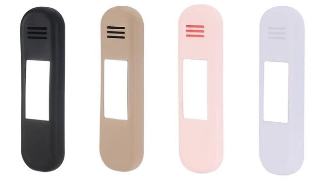 Portable Silicone Cosmetic Brush Case with Mirror - 4 Colours at Discount Experts