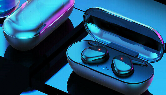 Bluetooth-Compatible Earbuds With Charging Case at Discount Experts