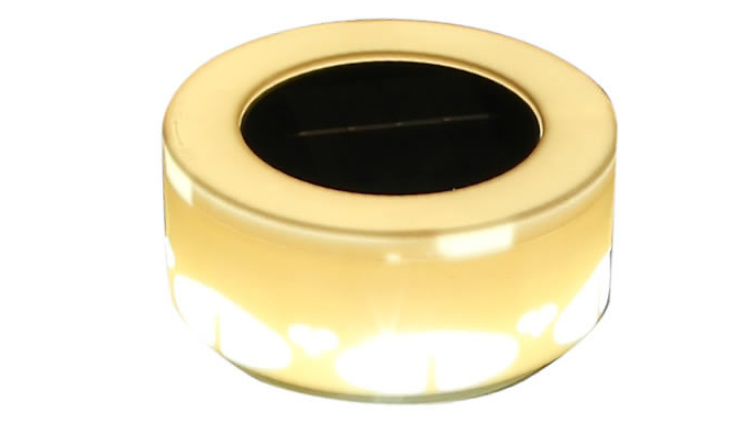1 or 2 Flower Pattern Solar-Powered Garden Lights - 2 Colours at Discount Experts