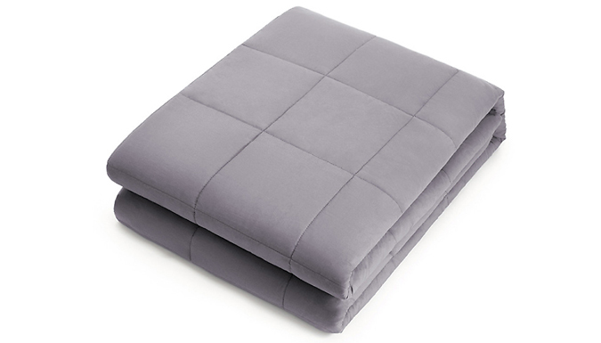Luxury Cotton Weighted Blanket 120 x 90cm from Discount Experts