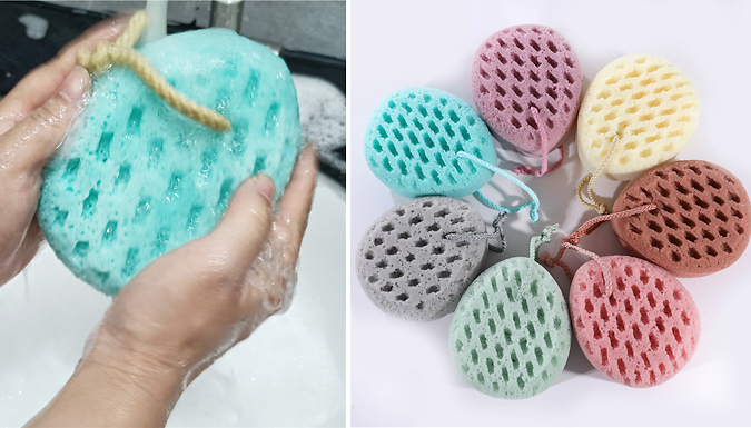 1 or 2 Soft Cleansing Body Sponges from Discount Experts