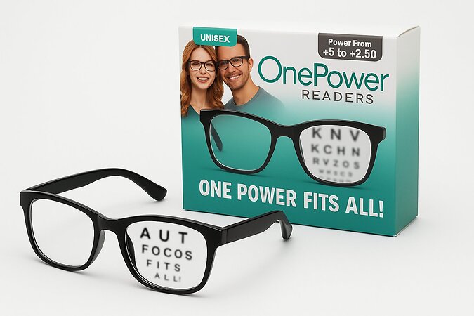 High-Definition Autofocus Presbyopia Glasses - One Power Fits All from Discount Experts