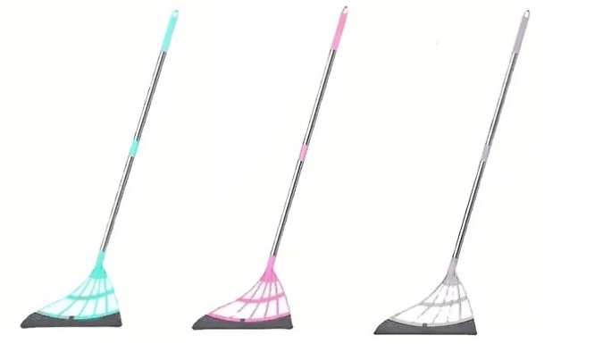 Magic Broom Wet & Dry Silicone Squeegee, Perfect for Floors and Windows - 3 Colours at Discount Experts