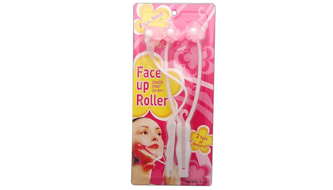 2-in-2 Face & Neck Massager Roller at Discount Experts