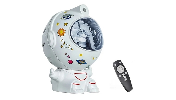 Astronaut Star Projector Night Light from Discount Experts