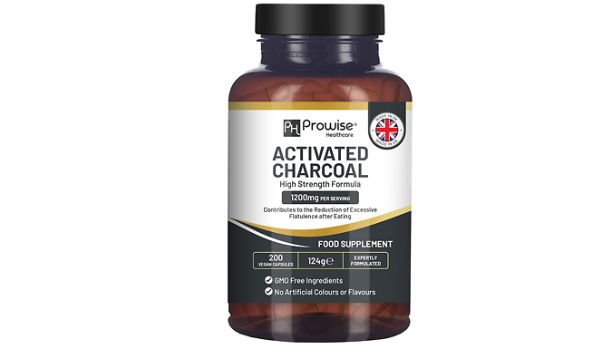 Prowise Activated Charcoal Caspules - 2 Month Supply at Discount Experts