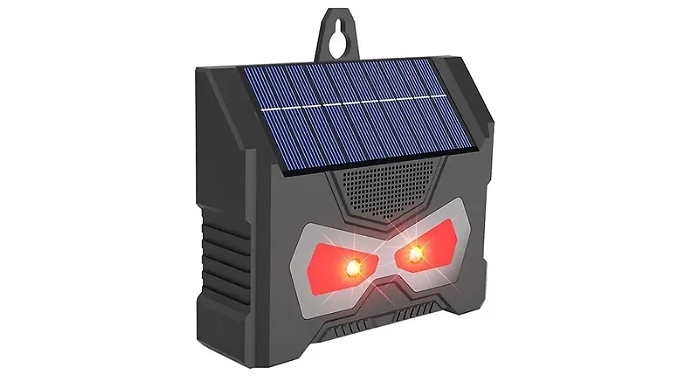 1 or 2-Pack of Outdoor Solar-Powered Animal Repellers from Discount Experts