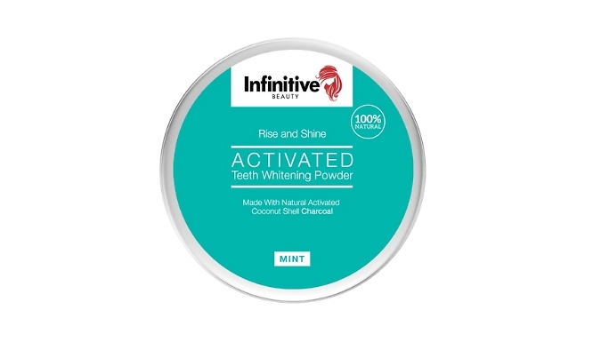 Charcoal 'Naturally Activated' Teeth Whitening Powder from Discount Experts