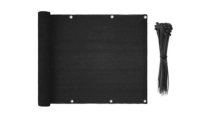 1 or 2 5m Sunshade Privacy Screen Balcony Net Covers - 3 Colours at Discount Experts