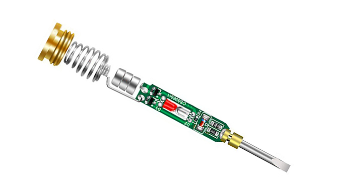 Electricity Live Voltage Test Flat Head Screwdriver from Discount Experts