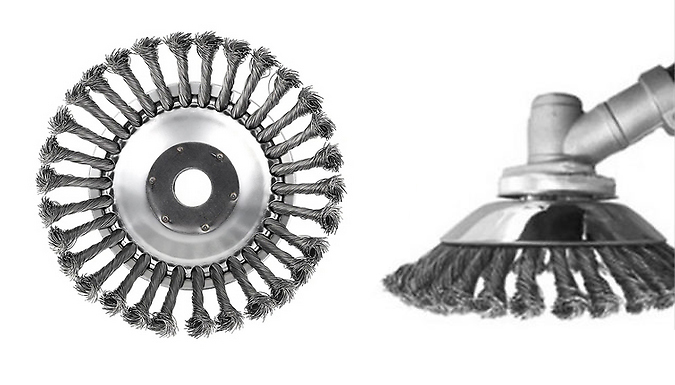 6 or 8-Inch Wired Round-Edge Weed Trimmer Head Blade at Discount Experts