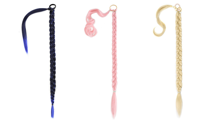 Wrap-Around Twist Braid Ponytail - 13 Designs at Discount Experts