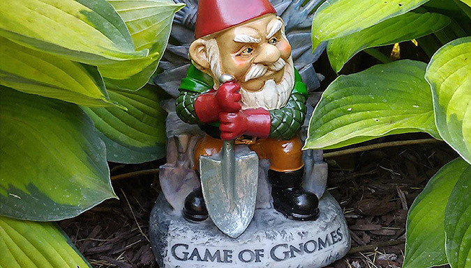 ‘Game of Gnomes’ Resin Garden Gnome Deal Price £14.99