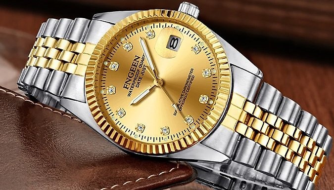 His & Hers Fngeen Quartz Core Watches - 6 Styles. at Discount Experts