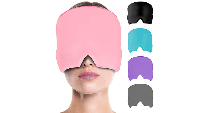 Hot or Cold Gel Eye Mask Headband - 5 Colours from Discount Experts