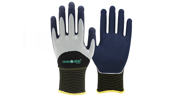 1 or 2 Pairs of Waterproof Anti-Stab Garden Gloves - 4 Sizes from Discount Experts