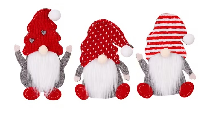 6-Pack Christmas Gonk Cutlery Holder - 3 Designs!