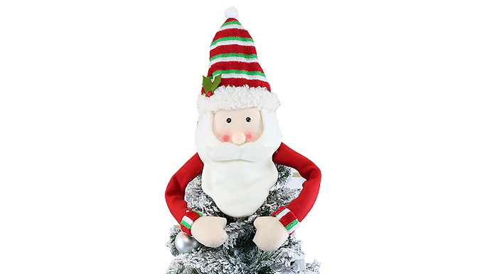 Plush Christmas Tree Topper - 3 Designs & 2 Sizes at Discount Experts