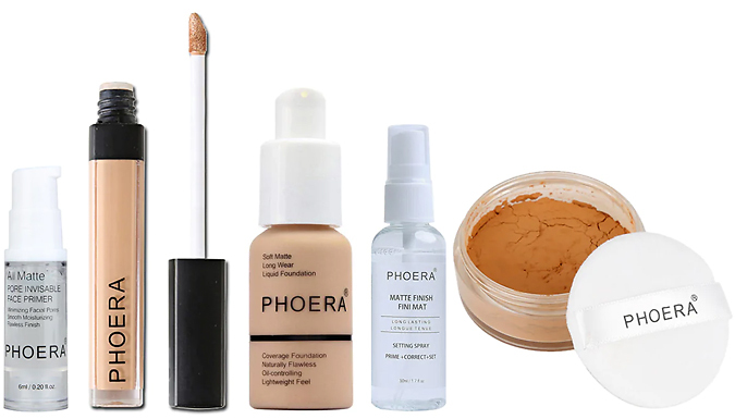 Phoera 5-Piece Makeup Kit from Discount Experts