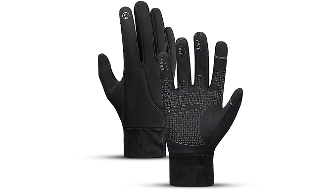 Winter Touch Screen Compatible Gloves - 2 Colours & 4 Sizes at Discount Experts