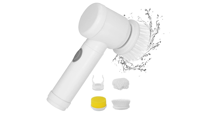 3-in-1 Wireless Electric Cleaning Sponge Brush at Discount Experts