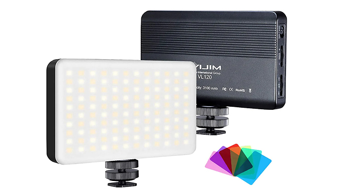 120 RGB LED Pocket-Sized Photography & Video Light - 2 Colours at Discount Experts