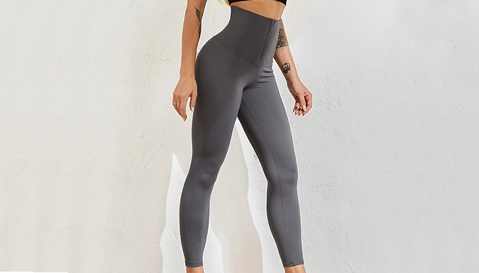 Extra-Wide Waistband Sports Leggings - 6 Colours & 5 Sizes at Discount Experts