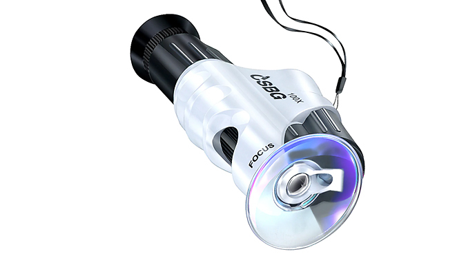 Portable LED 100X Zoom Mini Handheld Microscope Deal Price £12.99