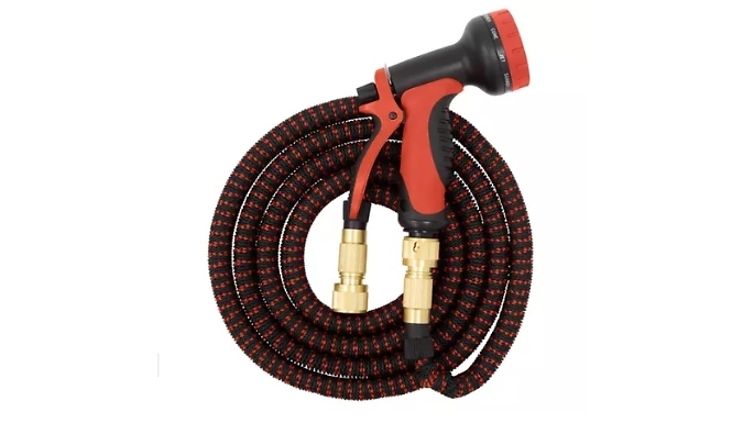 Expandable Garden Hose Pipe with 10-Functions. - 50ft or 100ft at Discount Experts
