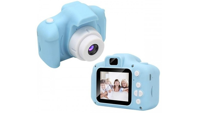Kids Shock-Proof Digital Camera with Optional 32GB SD – 2 Colours Deal Price £9.99