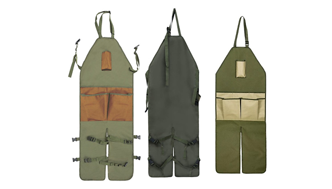 Multi-Pocket Full Body Gardening Apron - 2 Colours from Discount Experts