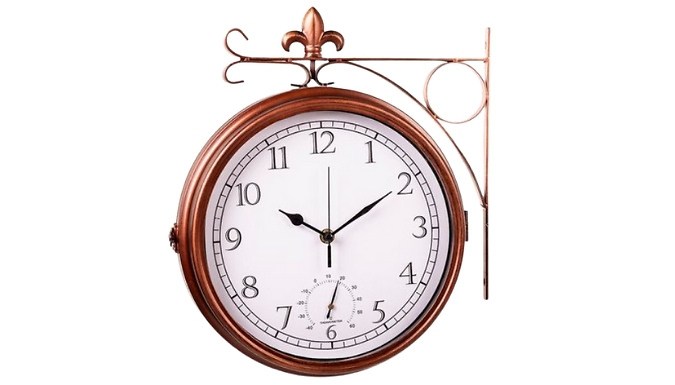 Wall Mounted Metal Clock - 8 Designs. from Discount Experts