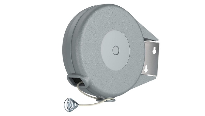 15m Heavy-Duty Retractable Washing Line - 2 Colours at Discount Experts