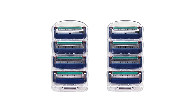 Replacement Razor Blades Compatible with Gillette Mach3 & Fusion 5 Series. at Discount Experts