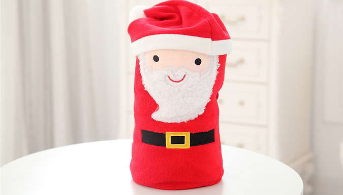 Christmas Character Plush Blanket - 4 Designs & 2 Sizes at Discount Experts