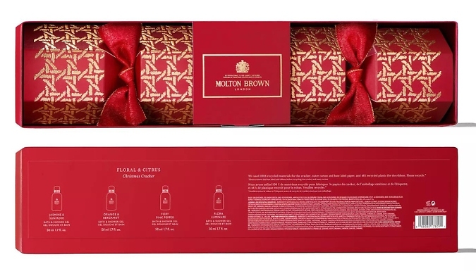 Molton Brown Red 4-Piece Cracker Gift Set - 2 Scents. at Discount Experts