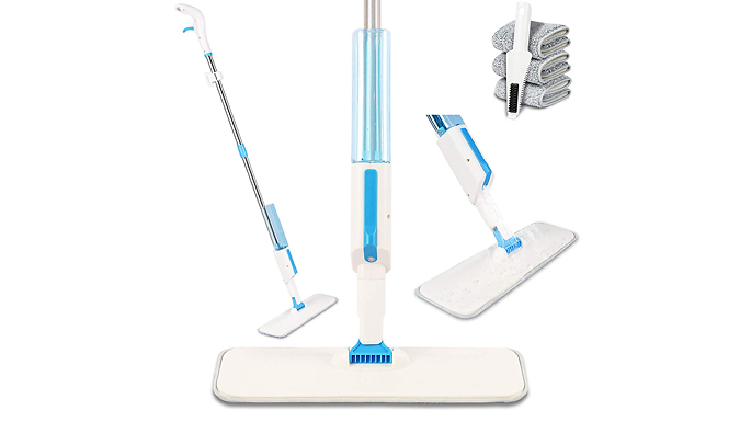 360 Degree Spin Microfibre Floor Mop from Discount Experts