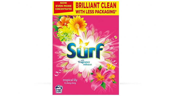 Surf Tropical Lily and Ylang-Ylang Laundry Powder 6.5kg - Up to 130 Washes. from Discount Experts